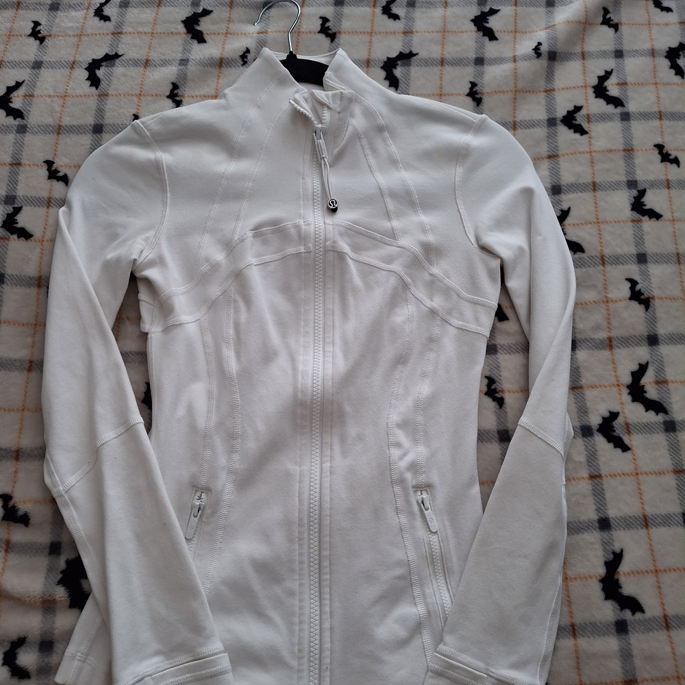 Lululemon White Define Jacket